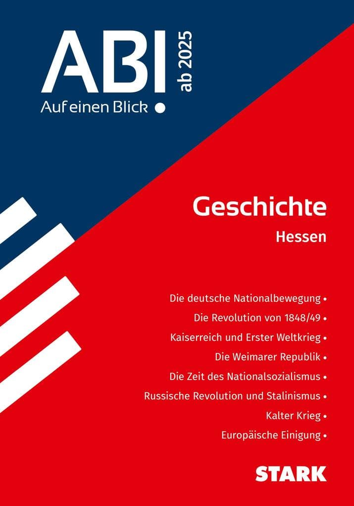 STARK Geschichte - Abi - Auf einen Blick! 2025 Hessen