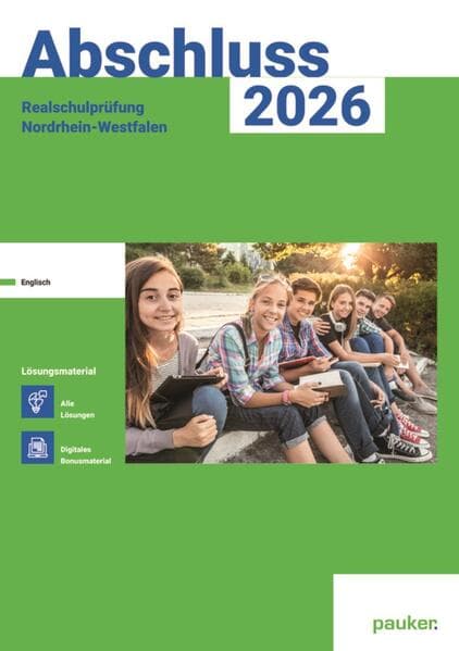 Abschluss 2025 - MSA Realschule NRW - Lösungsband - Englisch