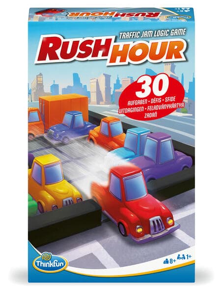ThinkFun Rush Hour® Mitbringspiel - Denkspiel ab 8 Jahre