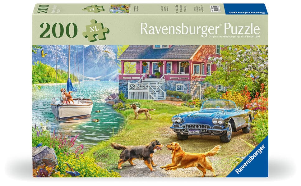 Erwachsenenpuzzle 200 Teile - Sommerhaus am See