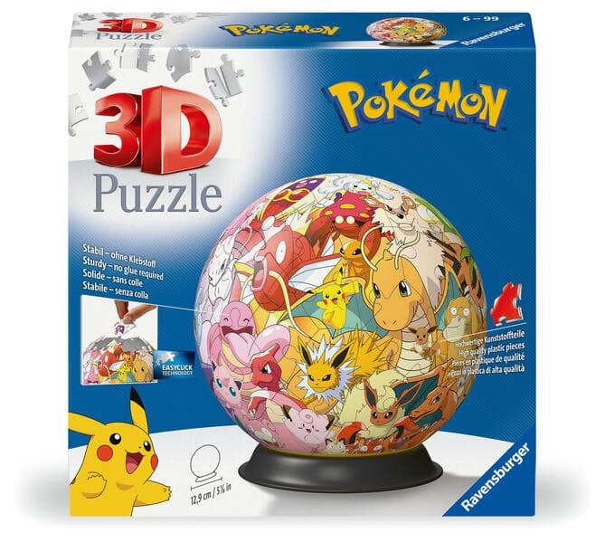 3D Puzzle-Ball Pokémon Kanto Region