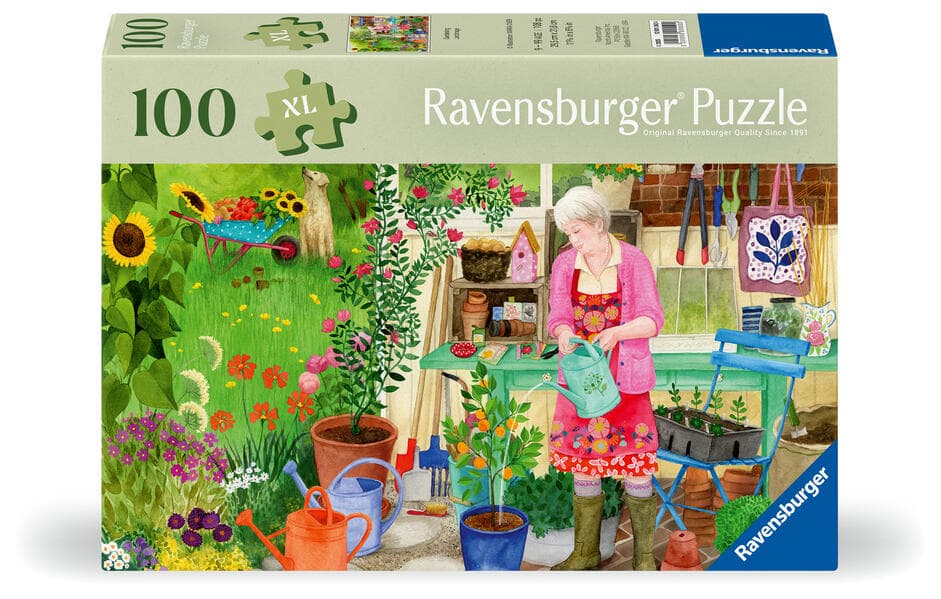 Ravensburger Puzzle 12001730 - Bunte Häuser in Schweden - 100 Teile Foto-Puzzle für ältere Menschen und Senioren, mit größeren Puzzleteilen, großer Bildvorlage und mit stabiler Unterlage zum Puzzeln