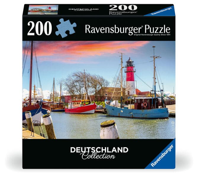 Erwachsenenpuzzle 200 Teile - Der Hafen von Büsum