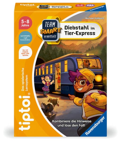 tiptoi® Team SMART ermittelt - Diebstahl im Tier-Express - ab 5 Jahre