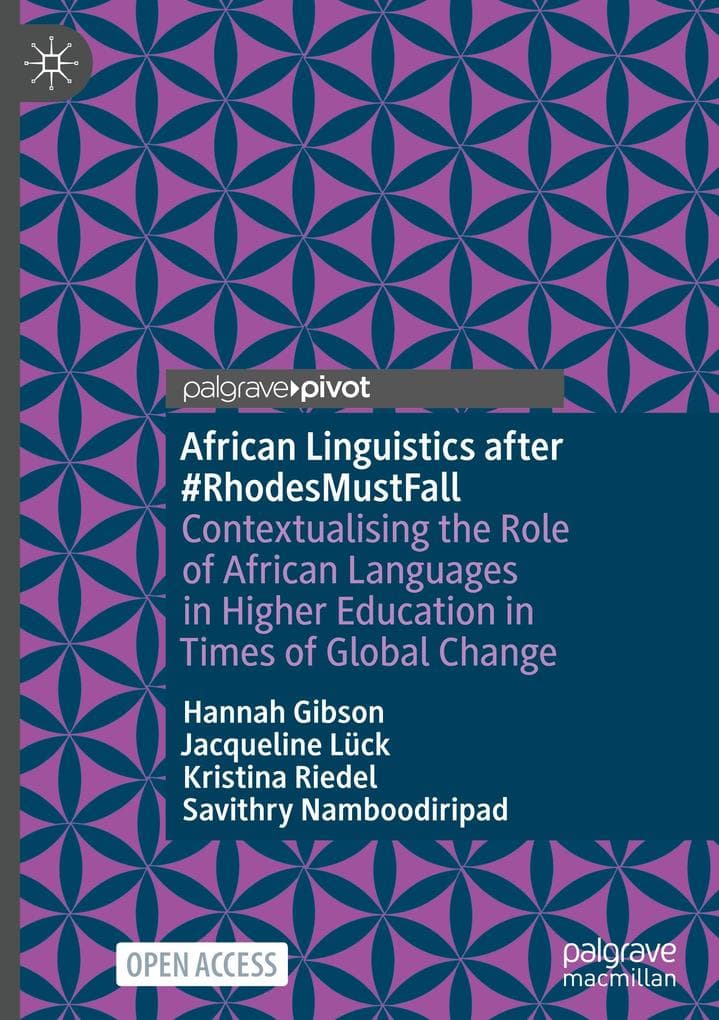 African Linguistics after #RhodesMustFall
