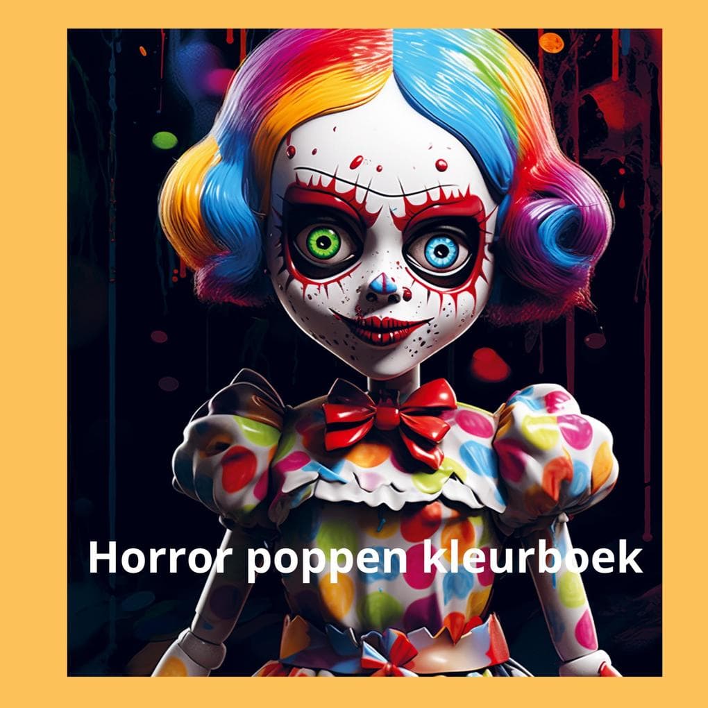 Horror poppen kleurboek