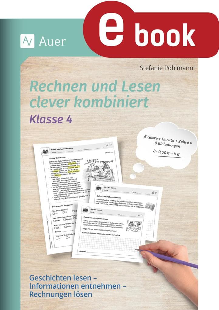 Rechnen und Lesen clever kombiniert - Klasse 4