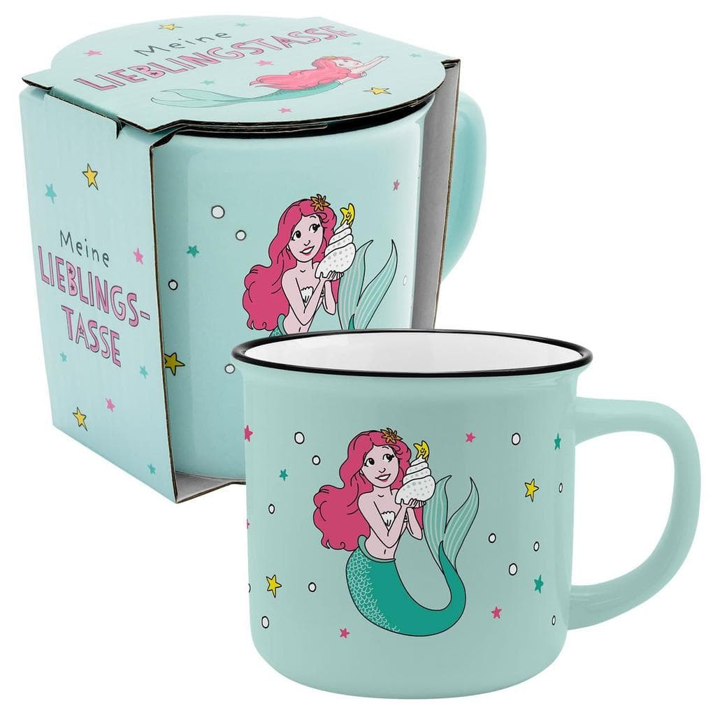 Becher Motiv Meerjungfrau