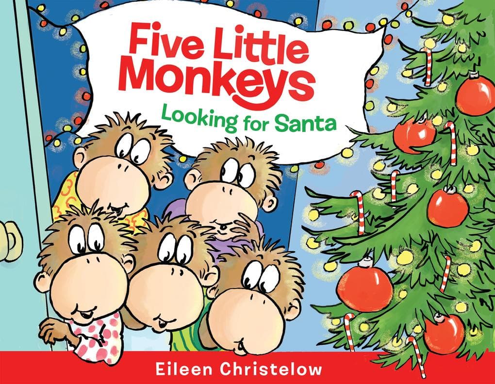 Five Little Monkeys Looking for Santa