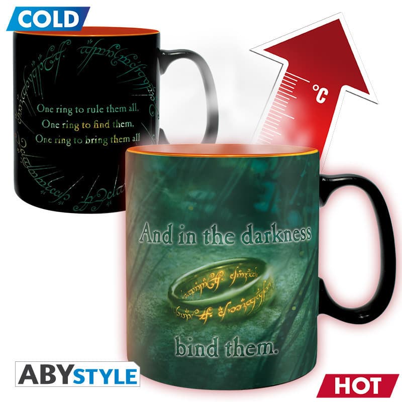 LORD OF THE RINGS - Mug Heat Change - 460 ml - Sauron-cardboard V2