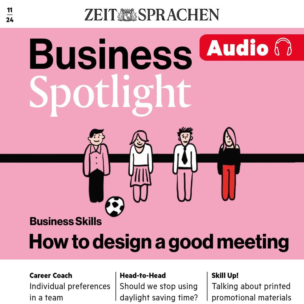 Business Englisch lernen Audio Gute Meetings organisieren