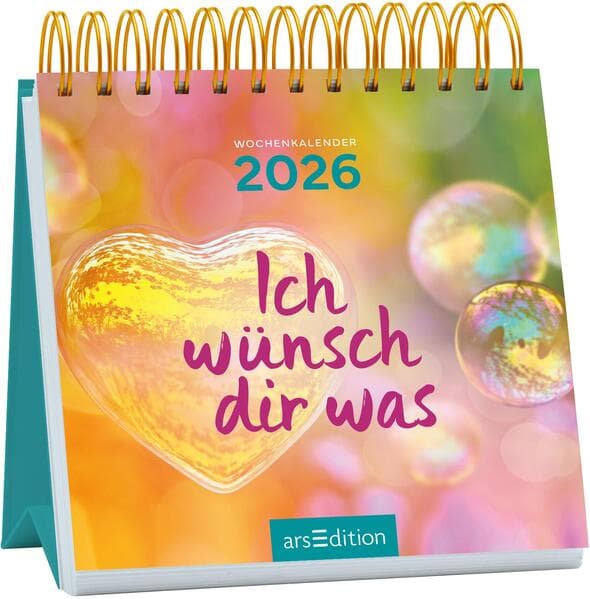 Mini-Wochenkalender Ich wünsch dir was 2026