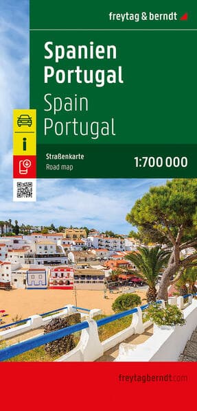 Spanien - Portugal, Straßenkarte 1:700.000, freytag & berndt