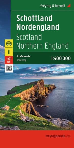 freytag & berndt Straßenkarte Schottland - Nordengland 1:400.000