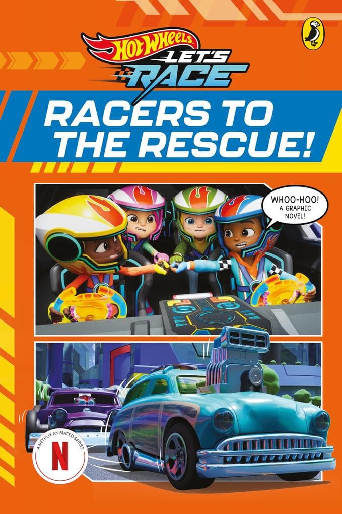 Hot Wheels: Let's Race: Racers to the Rescue!: Graphic Novel