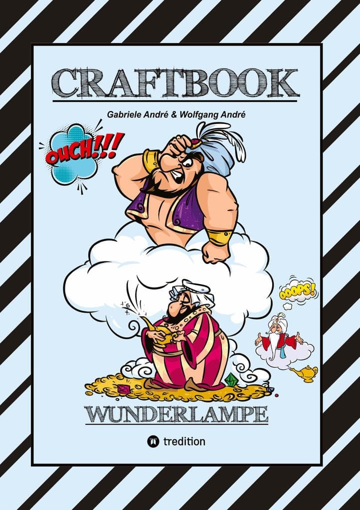 CRAFTBOOK - 100 MAGISCHE MOTIVE AUS DEM MORGENLAND - ORIENT - DSCHINN - FLASCHENGEIST - FLIEGENDER TEPPICH - RÄTSEL
