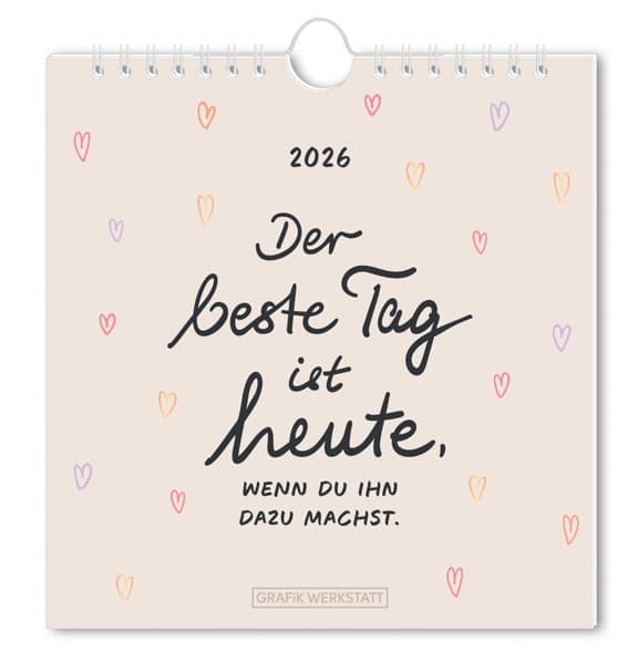 Postkartenkalender 2026 Der beste Tag