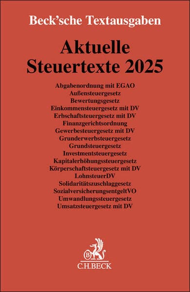 Aktuelle Steuertexte 2025