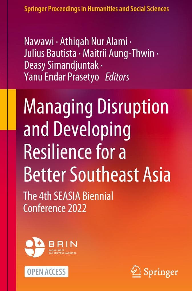 Managing Disruption and Developing Resilience for a Better Southeast Asia