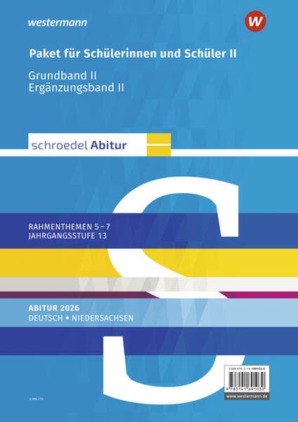 Schroedel Abitur Deutsch. Schülerpaket II zum Abitur 2026 Für Niedersachsen