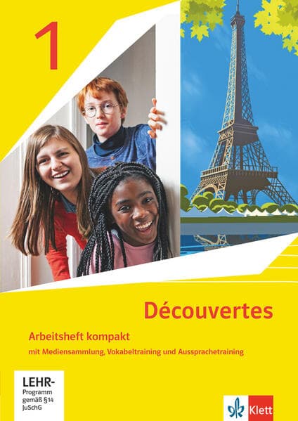Découvertes 1. Arbeitsheft kompakt mit Mediensammlung, Vokabeltraining und Aussprachetraining 1. Lernjahr