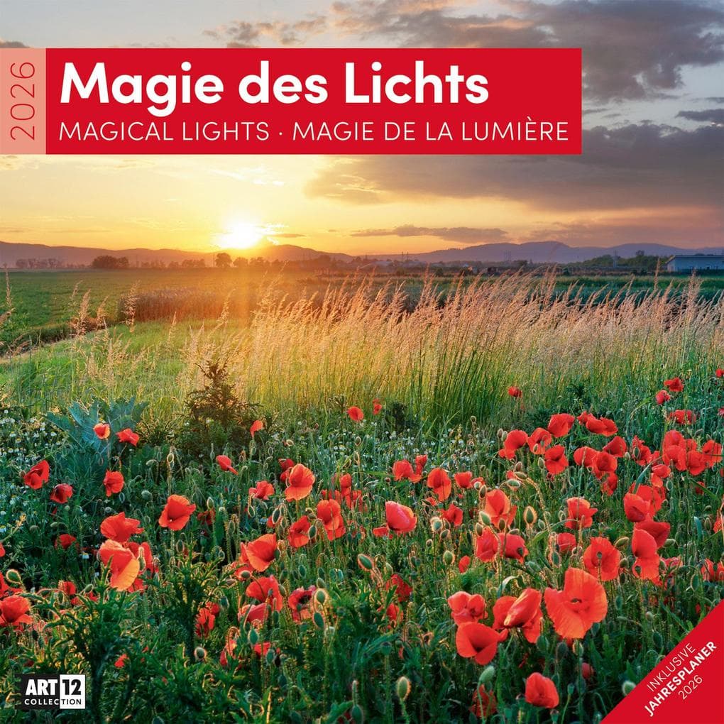 Magie des Lichts Kalender 2026 - 30x30