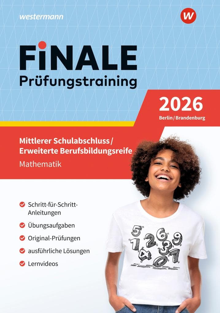 FiNALE - Prüfungstraining Mittlerer Schulabschluss, Fachoberschulreife, Erweiterte Berufsbildungsreife Berlin und Brandenburg. Mathematik 2026