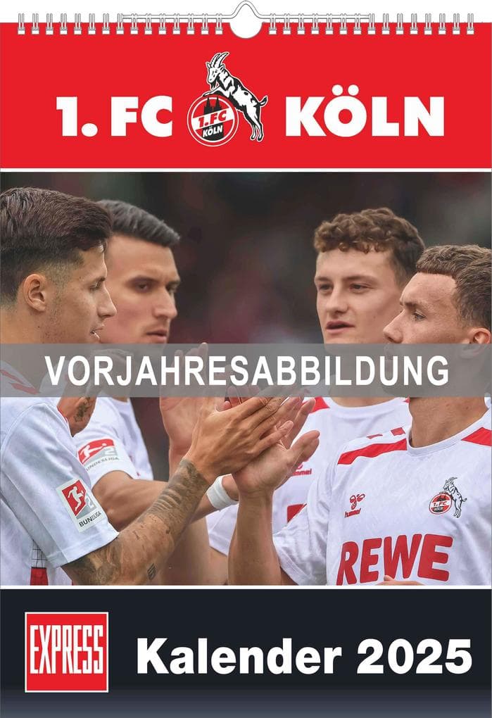 1. FC Köln 2026 - Fußball-Kalender - Express-Fankalender - Wandkalender 29,7 x 42 cm