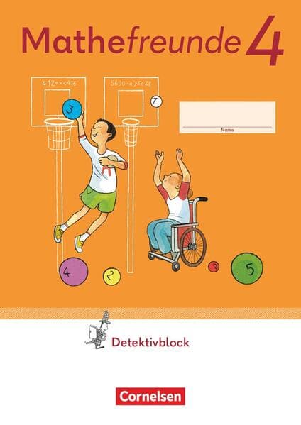 Mathefreunde 4. Schuljahr - Zu Allgemeine Ausgabe 2022 und Sachsen 2022 - Detektivblock mit Aufgaben zum Fordern