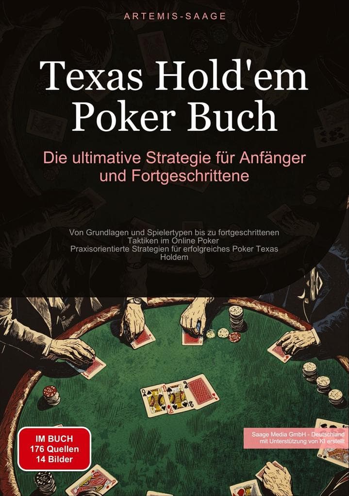 Texas Hold'em Poker Buch: Die ultimative Strategie für Anfänger und Fortgeschrittene