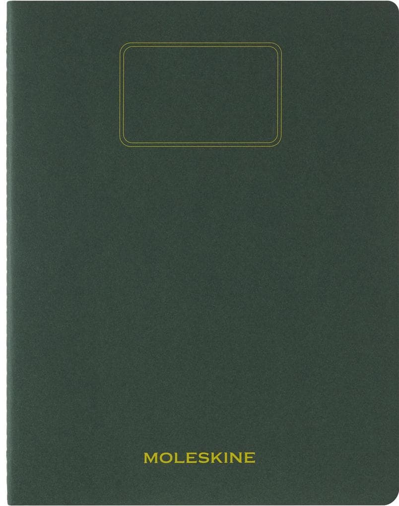 Moleskine Student Cahier, XXL, blanko, Kartoneinband, Myrtengrün