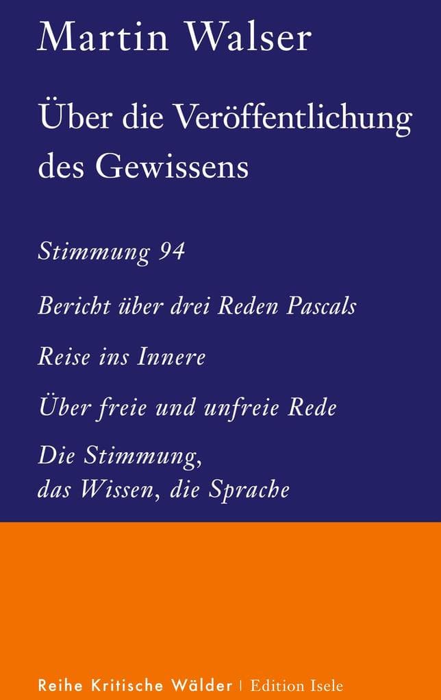 Über die Veröffentlichung des Gewissens