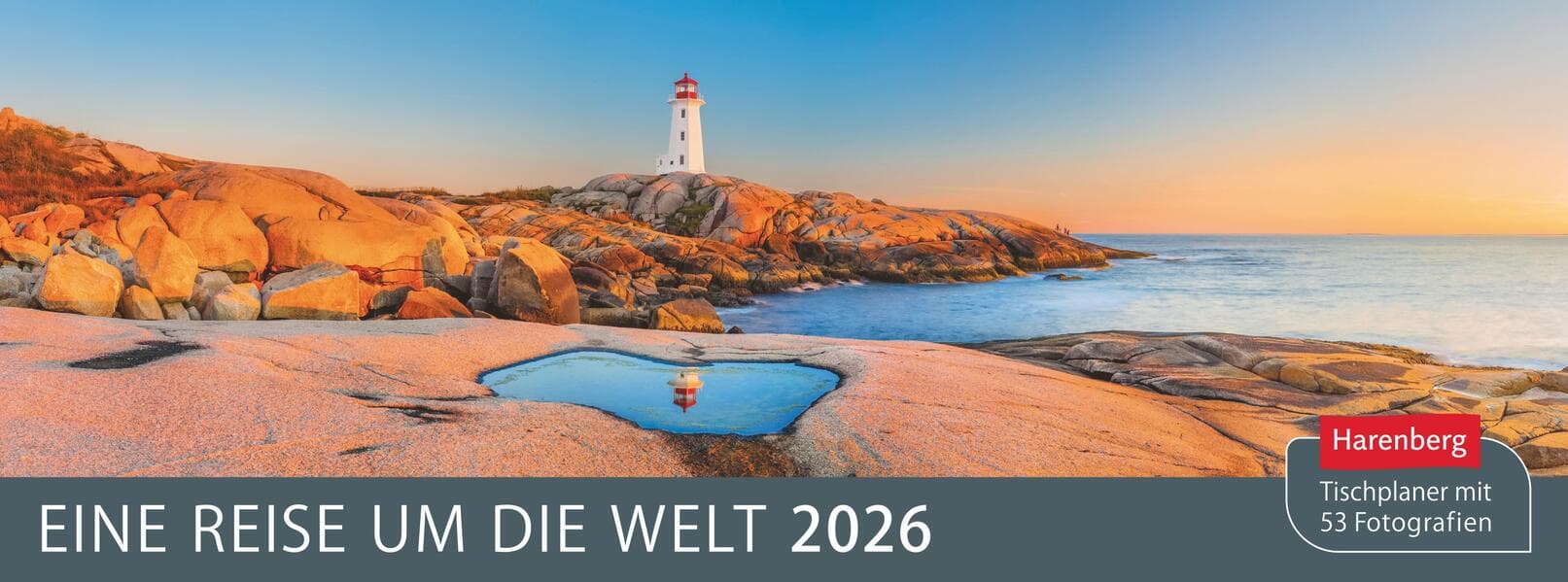 Eine Reise um die Welt Premium-Tischplaner 2026 - Wochenkalender mit 53 Fotografien
