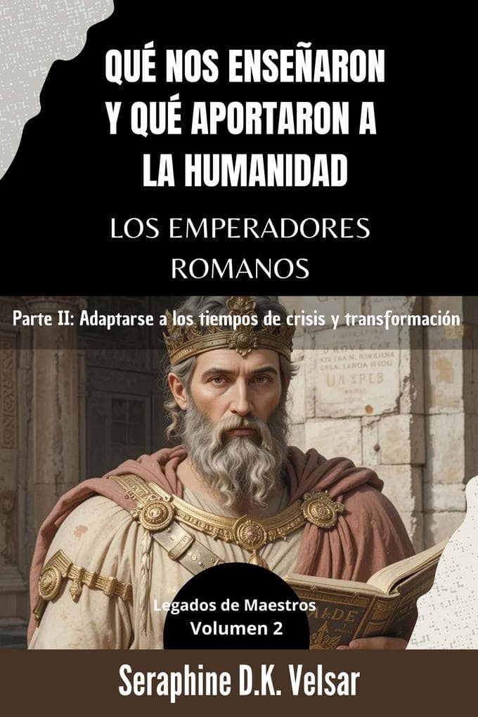 Qué nos enseñaron y qué aportaron a la humanidad los emperadores romanos. Parte II: Adaptarse a los tiempos de crisis y transformación (Legados de Maestros, #2)