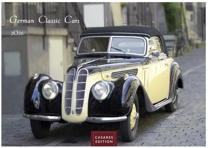 German Classic Cars 2026 L 35x50cm