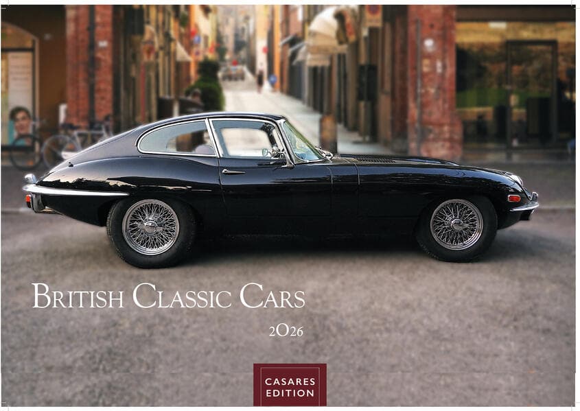 British Classic Cars 2026 L 35x50cm