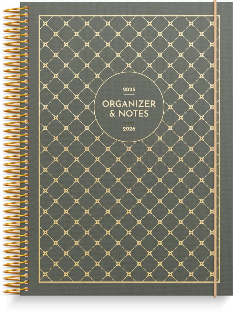Burde Organizer & Notes A5 Muster Schülerkalender 2025/2026