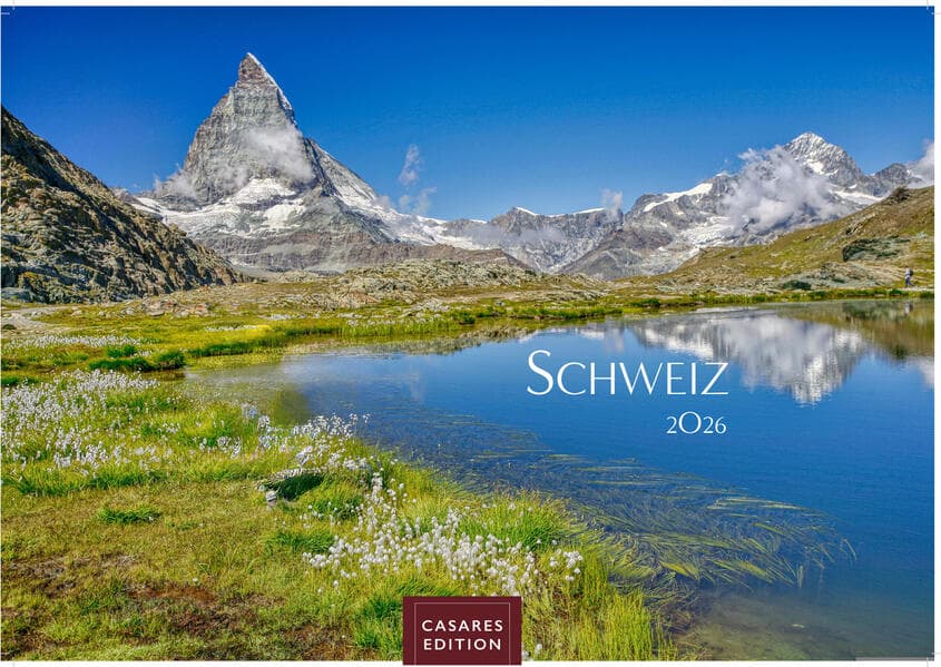 Schweiz Kalender 2026 - Wandkalender | Fotokalender Alpenländer | Alpenkalender | 35x50cm Grosses Format - . mit den schönsten Orten der Schweiz