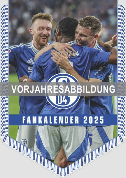 FC Schalke 04 2026 - Bannerkalender - Fan-Kalender - Fußball-Kalender - Wand-Kalender - 29,7x42 - Sport
