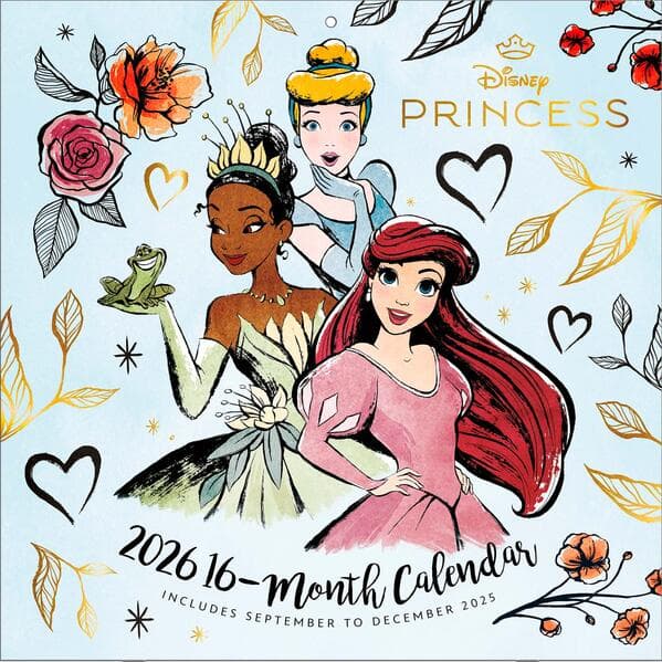 DISNEY PRINCESS - Broschürenkalender im Format 30 x 30
