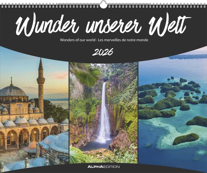 ALPHA EDITION - Wunder unserer Welt 2026 - 52 x 42,5 cm