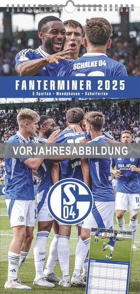 FC Schalke 04 2026 - Fanplaner - Fan-Kalender - Fußball-Kalender - 22x45 - Sport