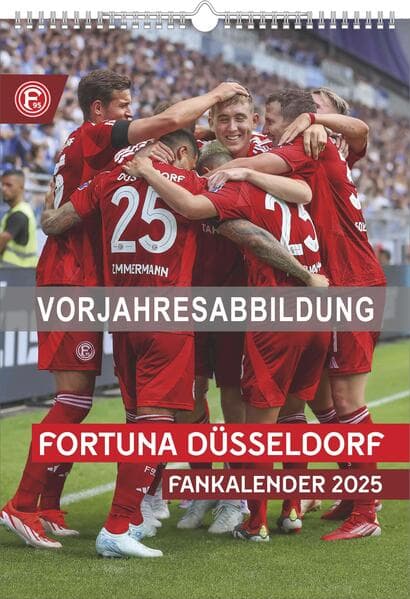 Fortuna Düsseldorf 2026 A3-Kalender - Fan-Kalender Fußball-Kalender - 29,7x42 - Sport