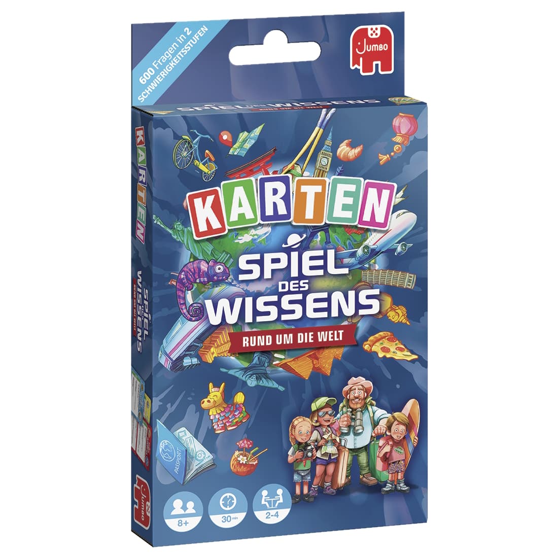 Spiel des Wissens - Kartenspiel Rund um die Welt Euro Hook