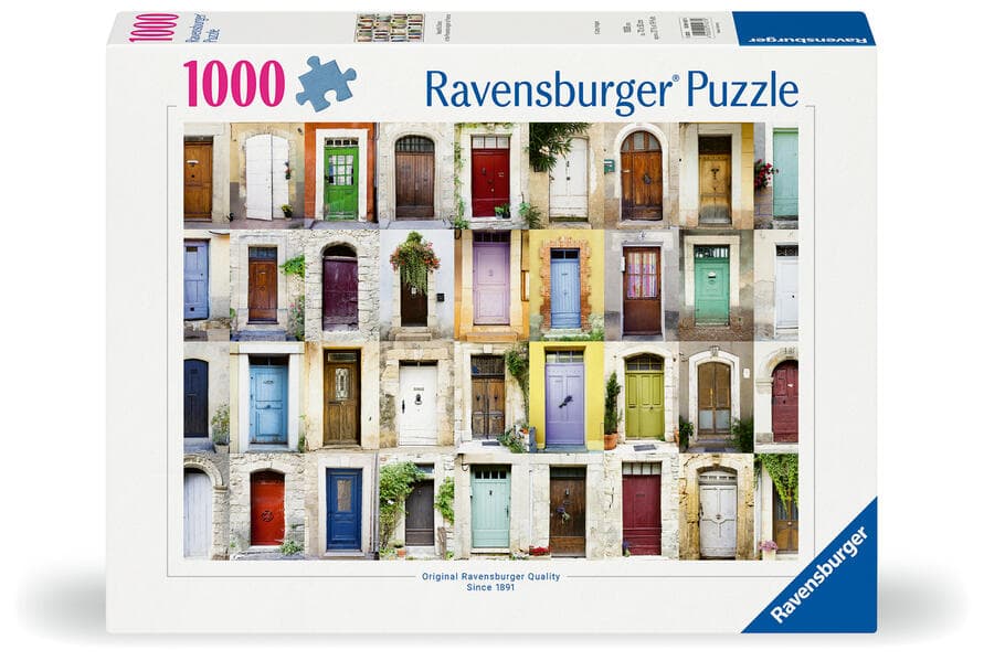 Erwachsenenpuzzle 1000 Teile - Schöne Türen in der französischen Provinz