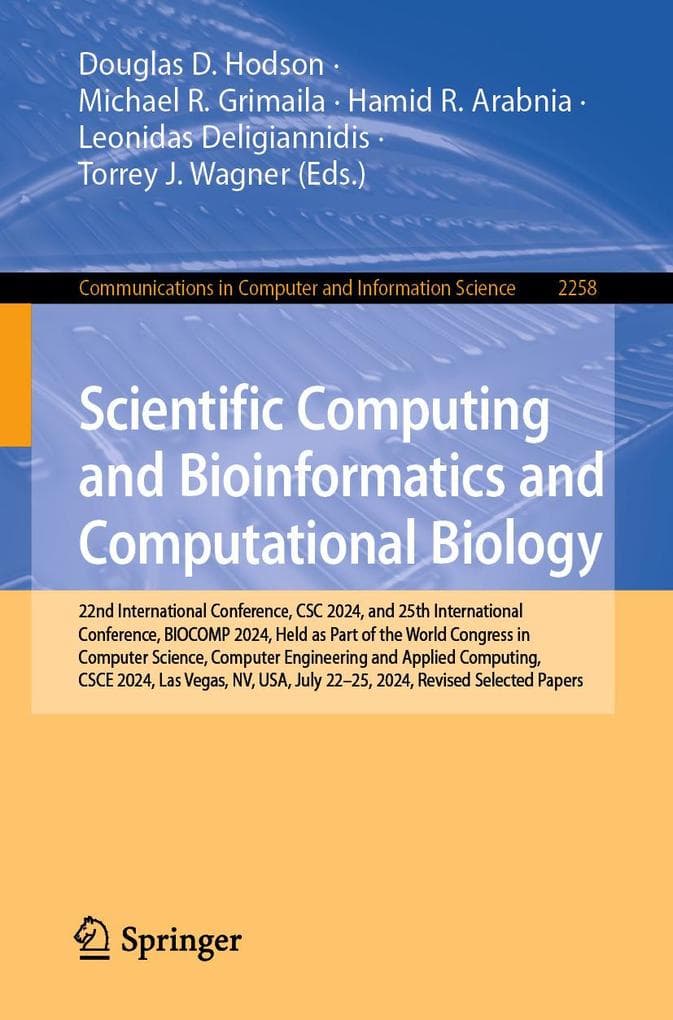 Scientific Computing and Bioinformatics and Computational Biology