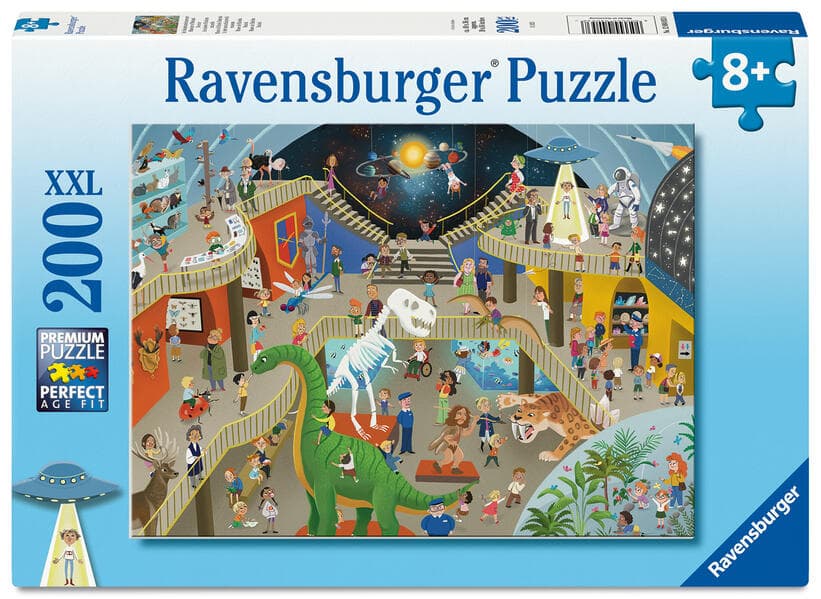 Kinderpuzzle 200 XXL Teile - Im Naturkundemuseum