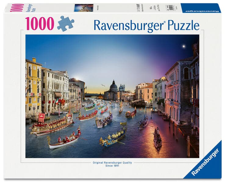 Erwachsenenpuzzle 1000 Teile - Venedig von Tag zu Nacht
