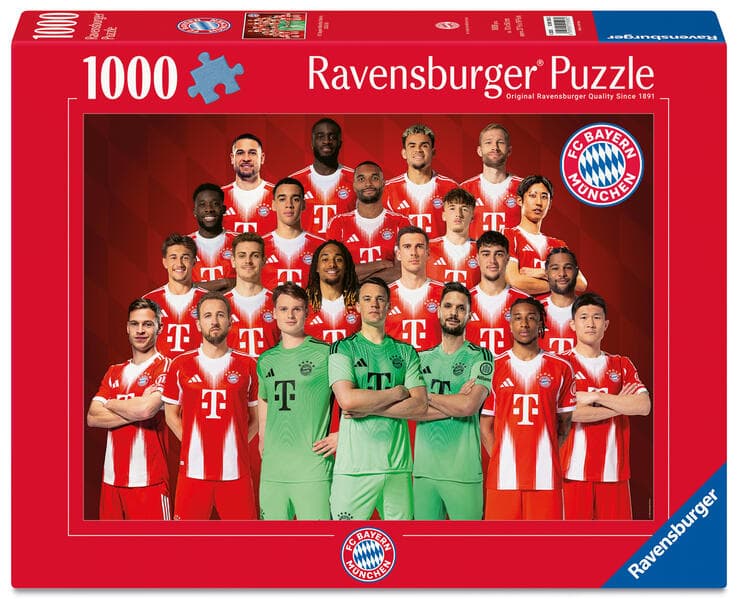 Erwachsenenpuzzle 1000 Teile - FC Bayern München Saison 2025/2026