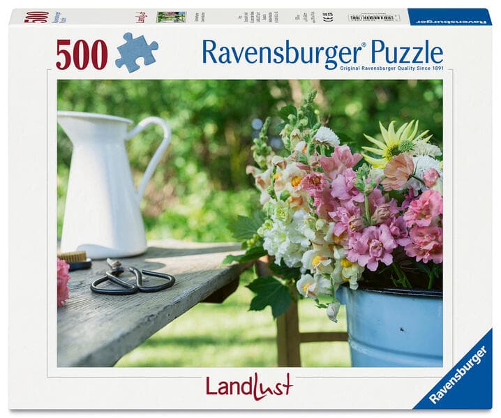 Erwachsenenpuzzle 500 Teile - Sommerbunte Löwenmäulchen